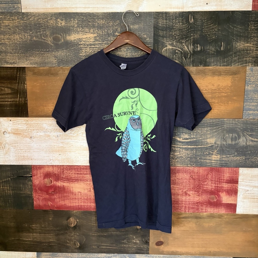 Circa Survive T-Shirt Sz Small Psychedelic Punk Post Hardcore Band Tee Emo Scene